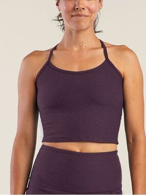 Beyond Yoga Rib Spacedye Cropped Cami Bra Top